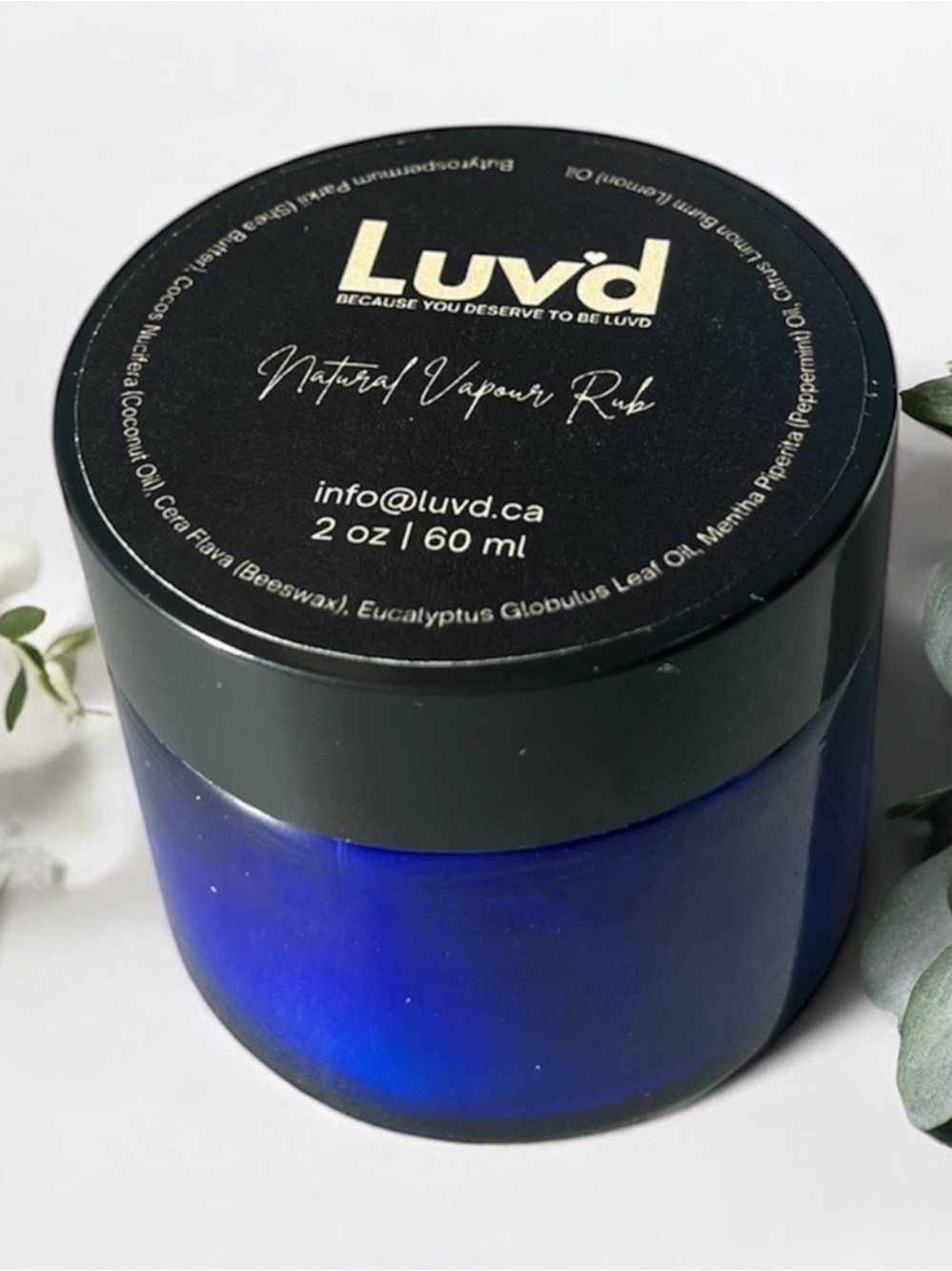 Natural Vapour Rub - Made in small batches.